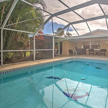 Tropical Cape Coral Home With Private Dock On Canal! Exterior foto