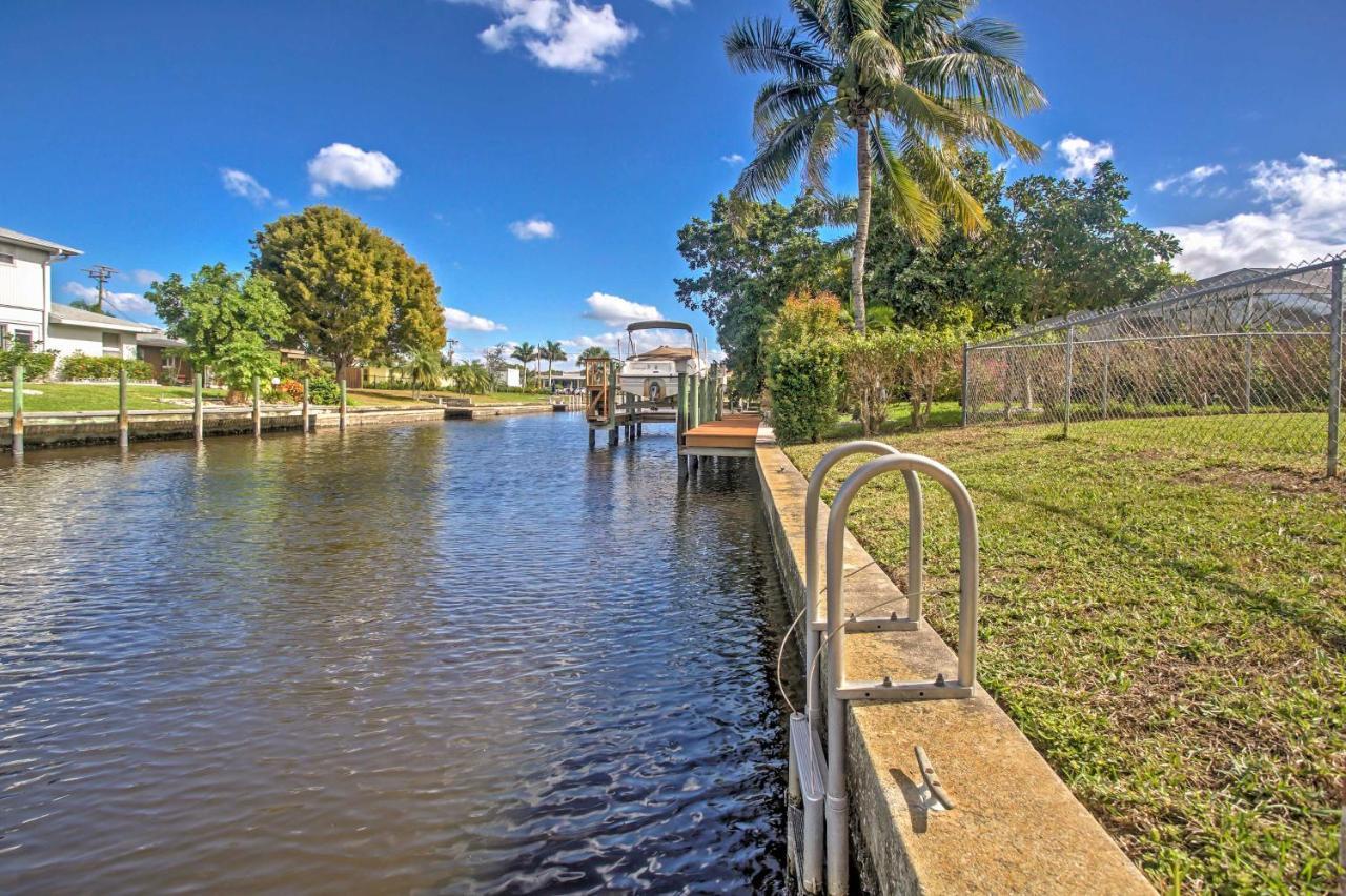 Tropical Cape Coral Home With Private Dock On Canal! Exterior foto