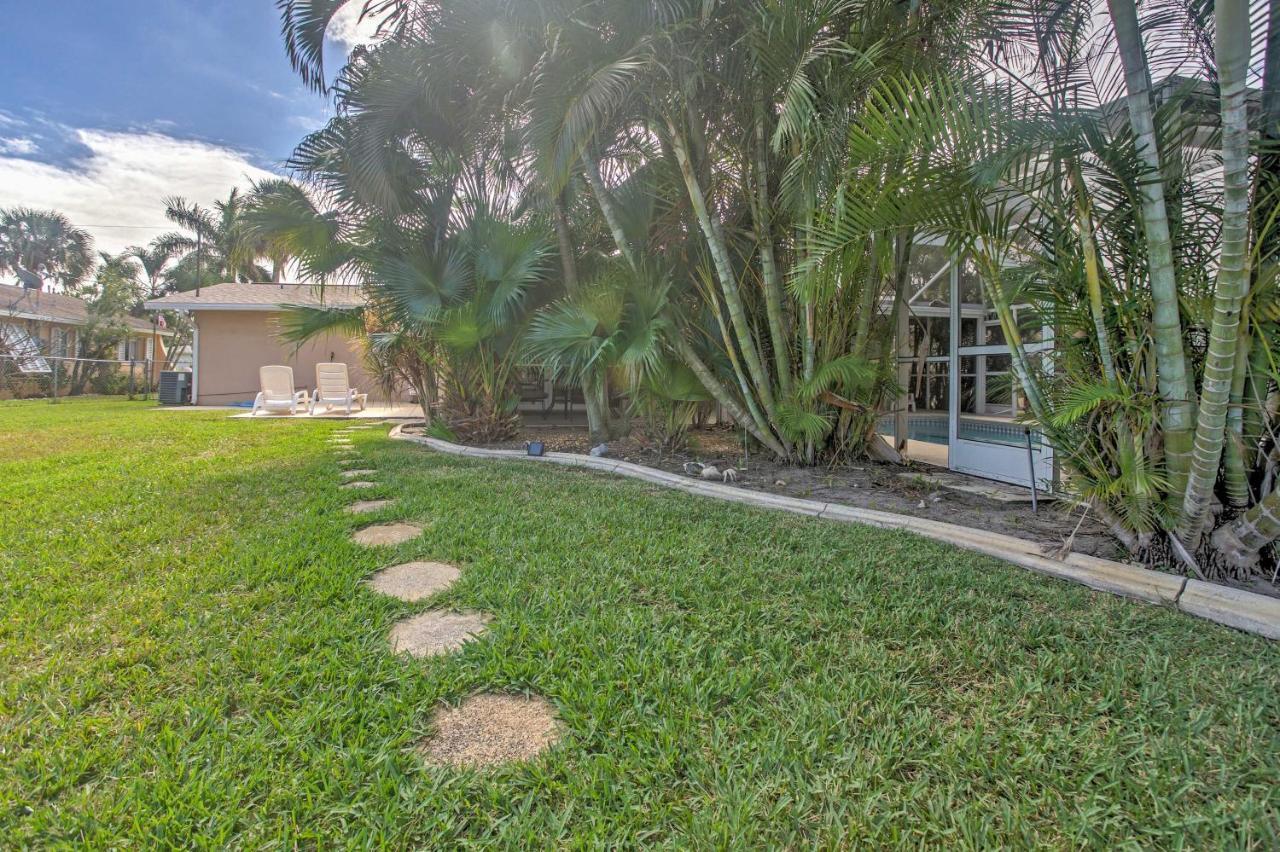 Tropical Cape Coral Home With Private Dock On Canal! Exterior foto